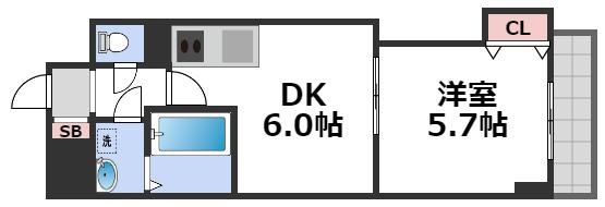 5階の間取り図