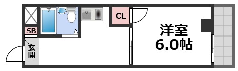 6階の間取り図