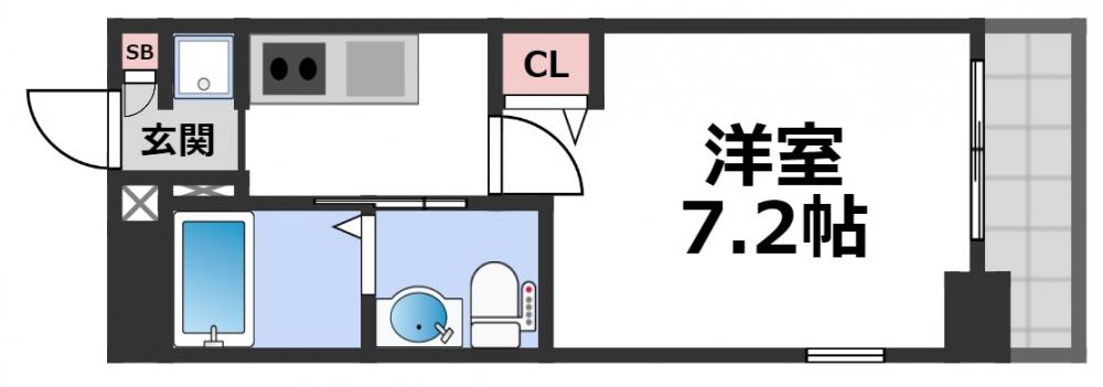 2階の間取り図