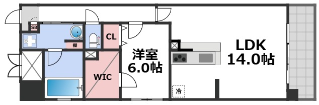 4階の間取り図