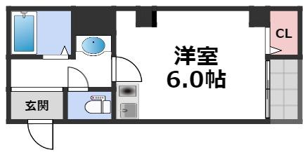4階の間取り図