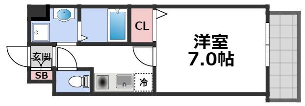 8階の間取り図