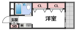 4階の間取り図