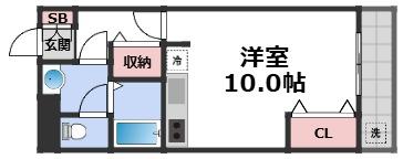 4階の間取り図
