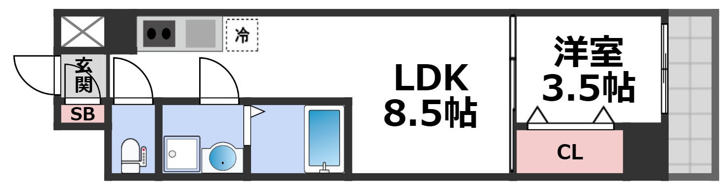2階の間取り図