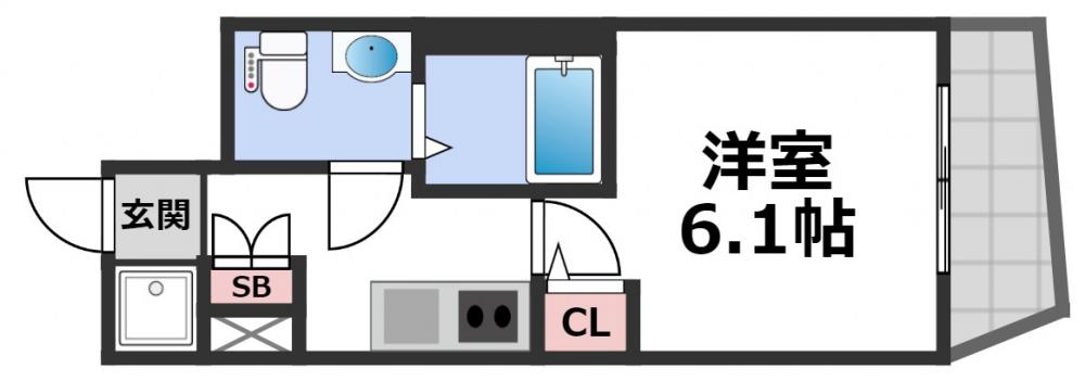 8階の間取り図
