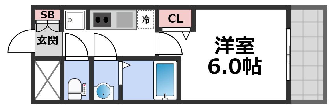 4階の間取り図