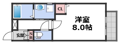 2階の間取り図