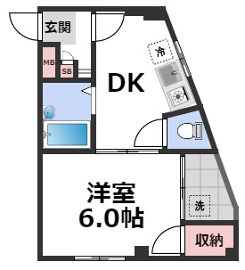 3階の間取り図