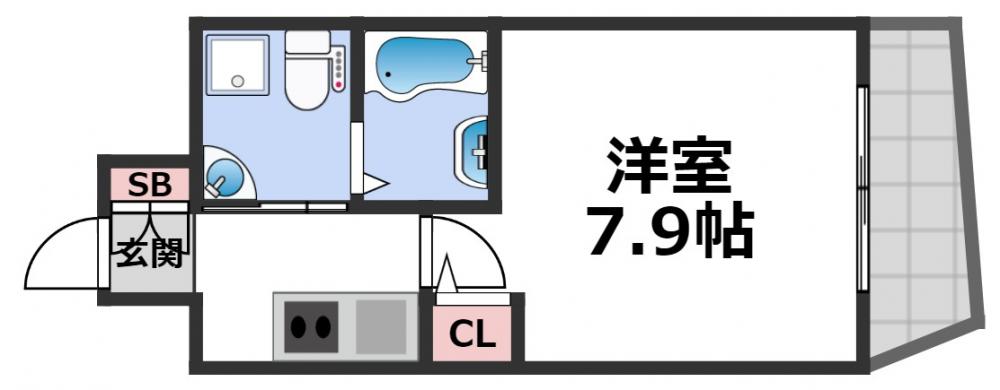 4階の間取り図