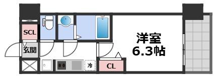 2階の間取り図