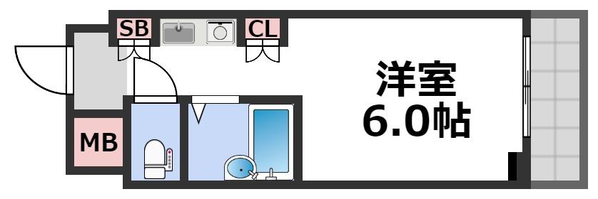 6階の間取り図