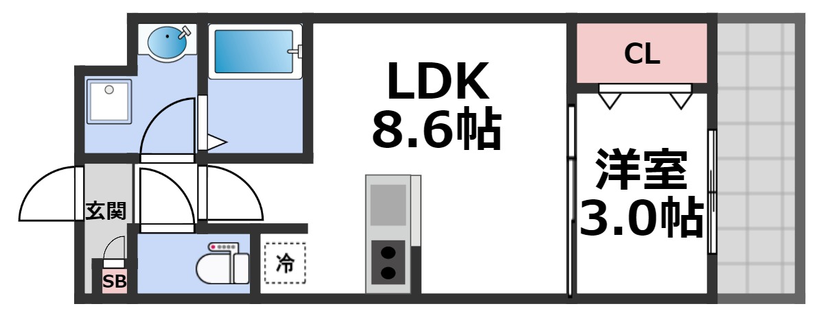 3階の間取り図
