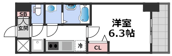 3階の間取り図