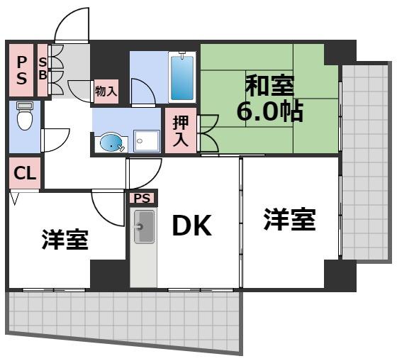 5階の間取り図