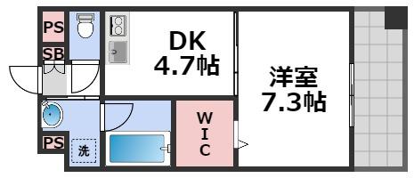 4階の間取り図