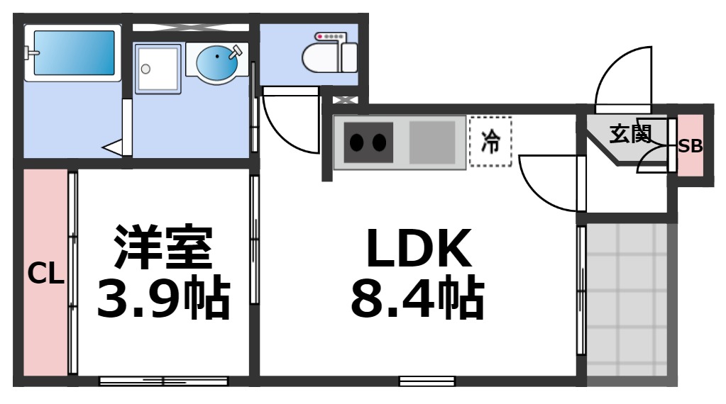 3階の間取り図