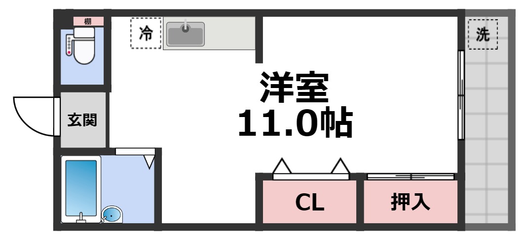 5階の間取り図