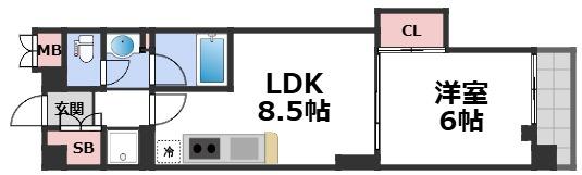 5階の間取り図