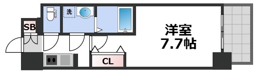 6階の間取り図
