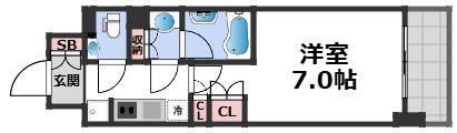 2階の間取り図