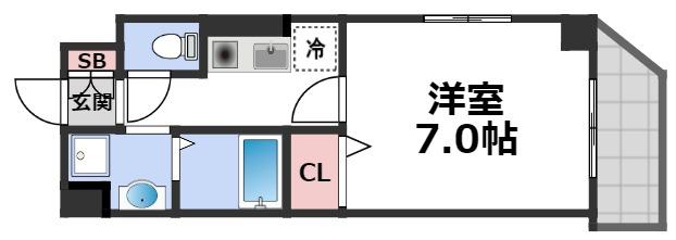 9階の間取り図
