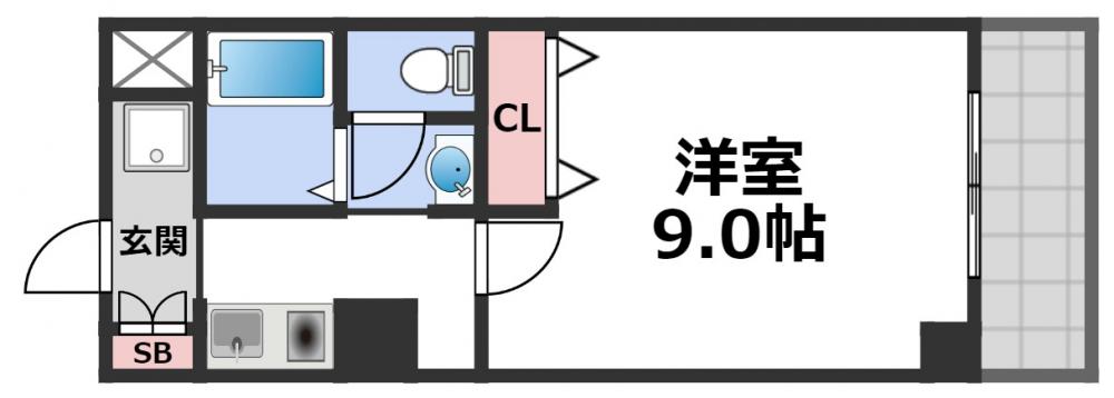 9階の間取り図