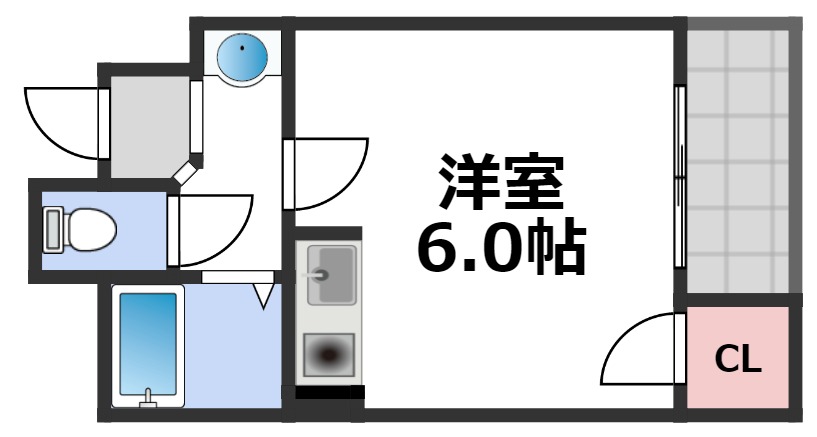 6階の間取り図