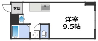 1階の間取り図