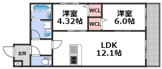 3階の間取り図