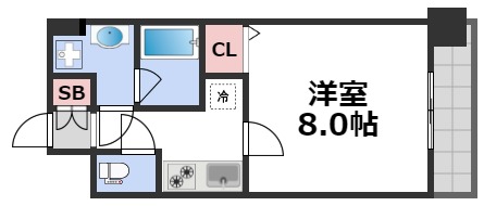 6階の間取り図