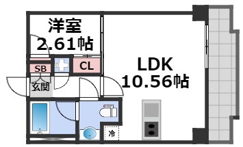 4階の間取り図