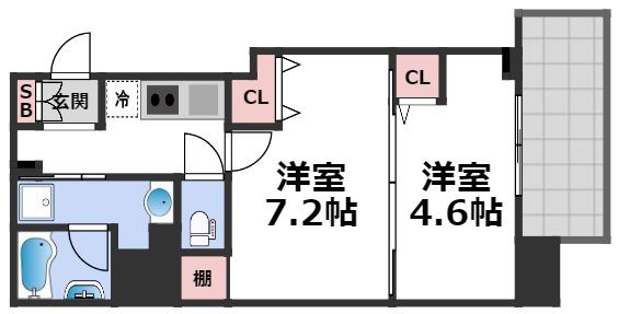 11階の間取り図