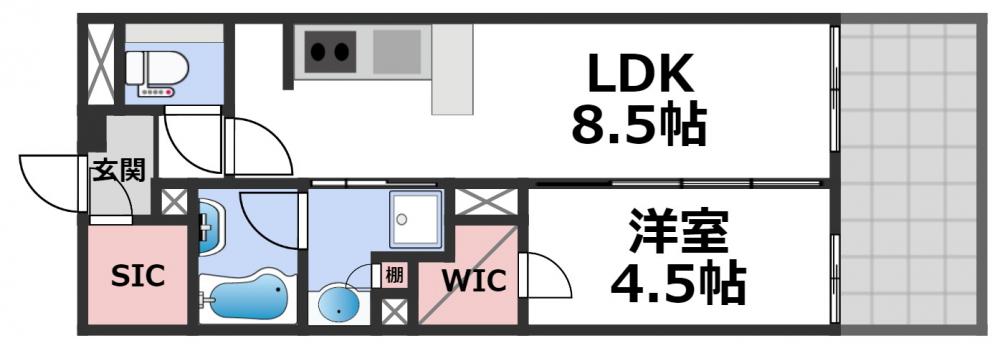 3階の間取り図