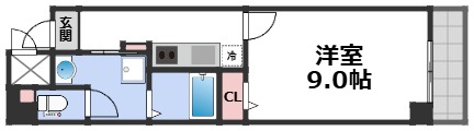 2階の間取り図