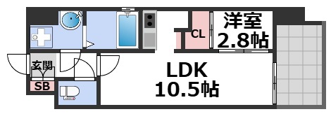 7階の間取り図