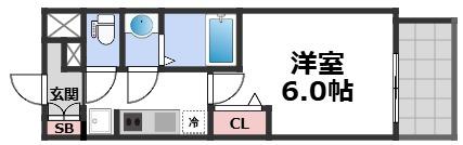 6階の間取り図