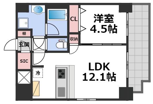 14階の間取り図