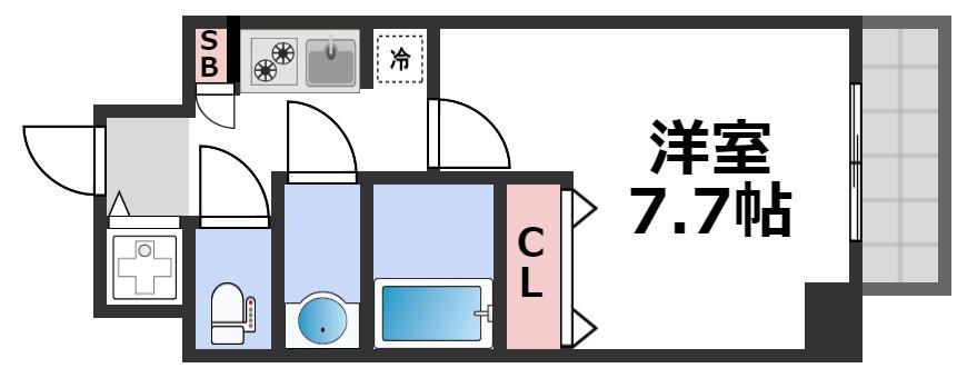 6階の間取り図