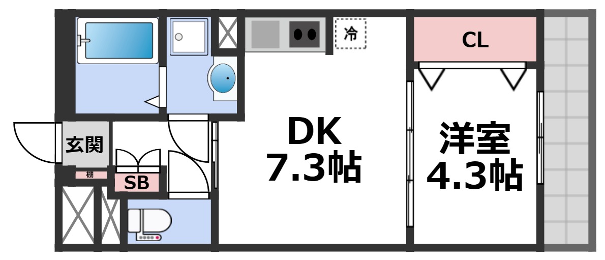 5階の間取り図