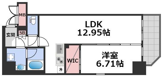 4階の間取り図