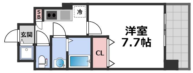 5階の間取り図