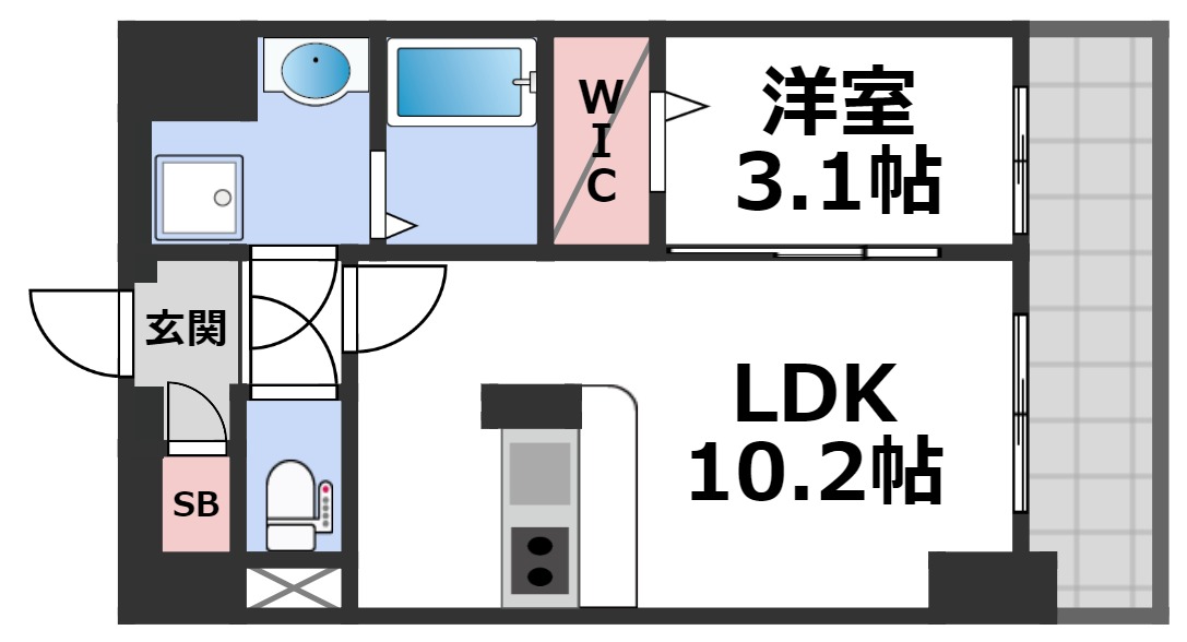 5階の間取り図