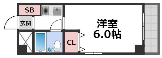 4階の間取り図