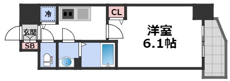 4階の間取り図