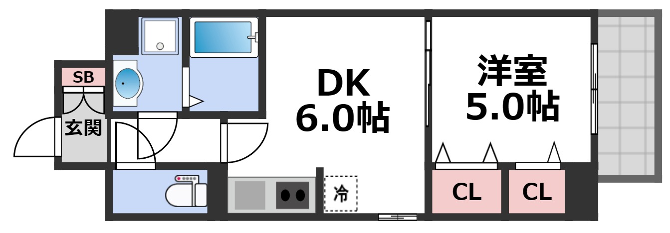 2階の間取り図