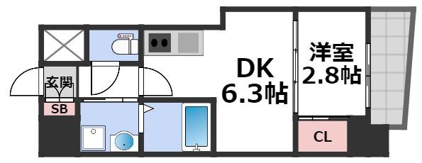 13階の間取り図