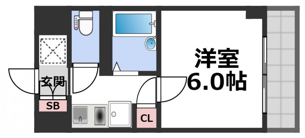 4階の間取り図