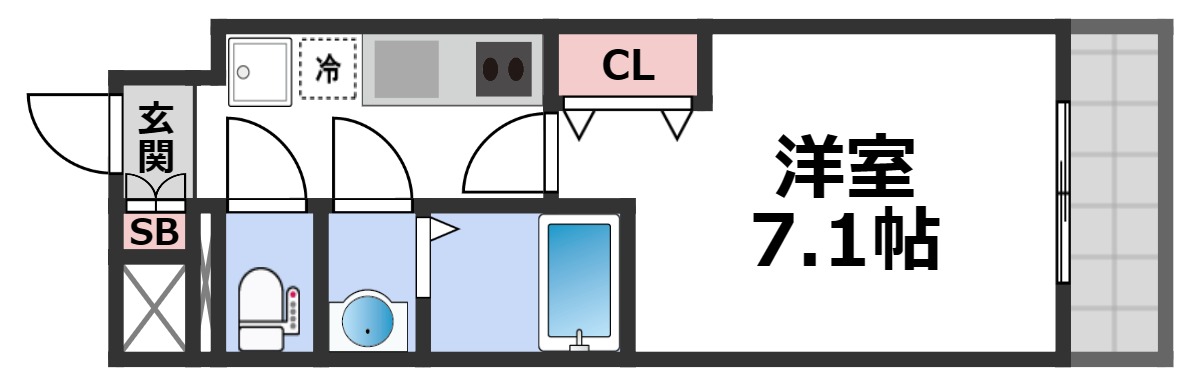 10階の間取り図