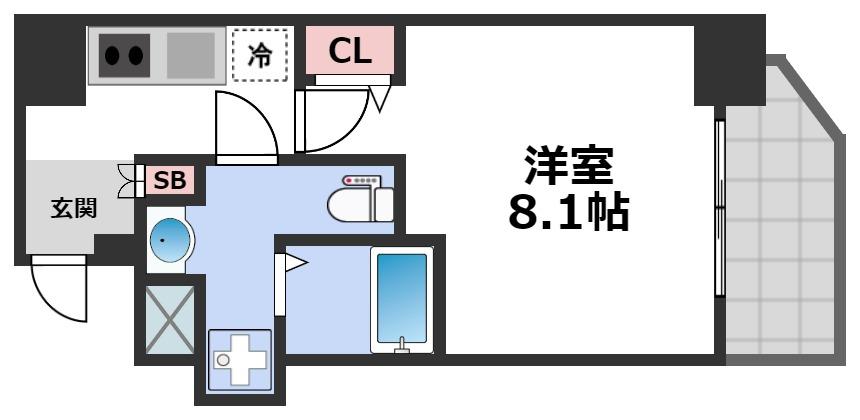 6階の間取り図